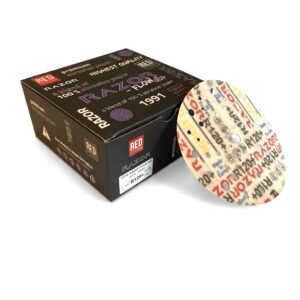 dischi abrasivi ceramici viola razor flow cut 150mm multiforo r120+ (50pz)