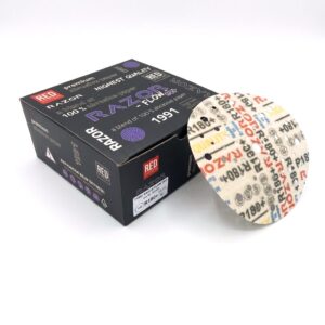 dischi abrasivi ceramici viola razor flow cut 150mm multiforo r180+ (50pz)