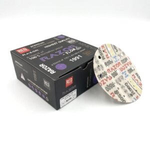 dischi abrasivi ceramici viola razor flow cut 150mm multiforo r500 (50pz)
