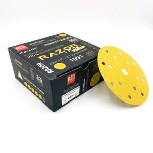 dischi abrasivi gialli razor flow premium 150mm 15h r120 (50pz)