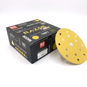 dischi abrasivi gialli razor flow premium 150mm 15h r500 (50pz)