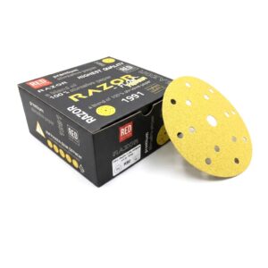dischi abrasivi gialli razor flow premium 150mm 15h r80 (50pz)