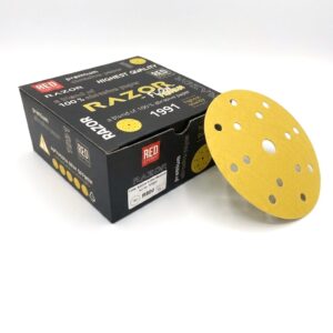 dischi abrasivi gialli razor flow premium 150mm 15h r800 (50pz)