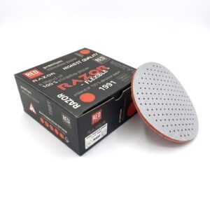 dischi abrasivi per sfumatura razor flexible soft touch 150mm multiforo r600 (10pz)