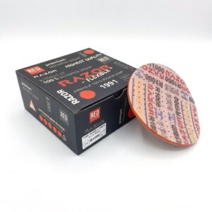 dischi abrasivi per sfumatura razor flexible soft touch 150mm multiforo r1000 (10pz)